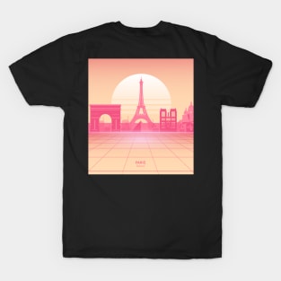 Paris Pastel Vaporwave T-Shirt